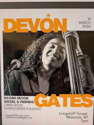 Devon Gates, Naomi Moon Siegle and Friends  March 16 @ Longstaff House